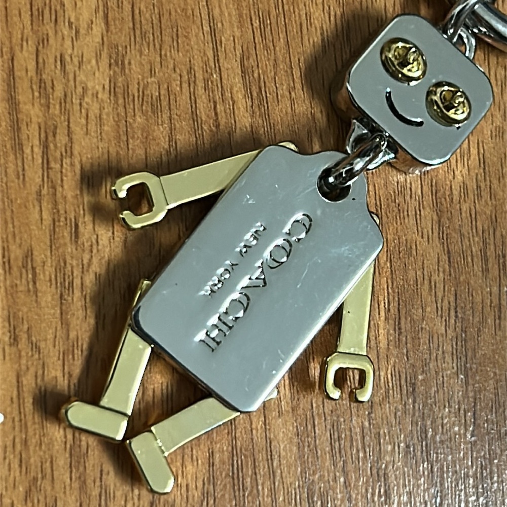 Coach Gold Robot Keychain - Picture 3 of 8